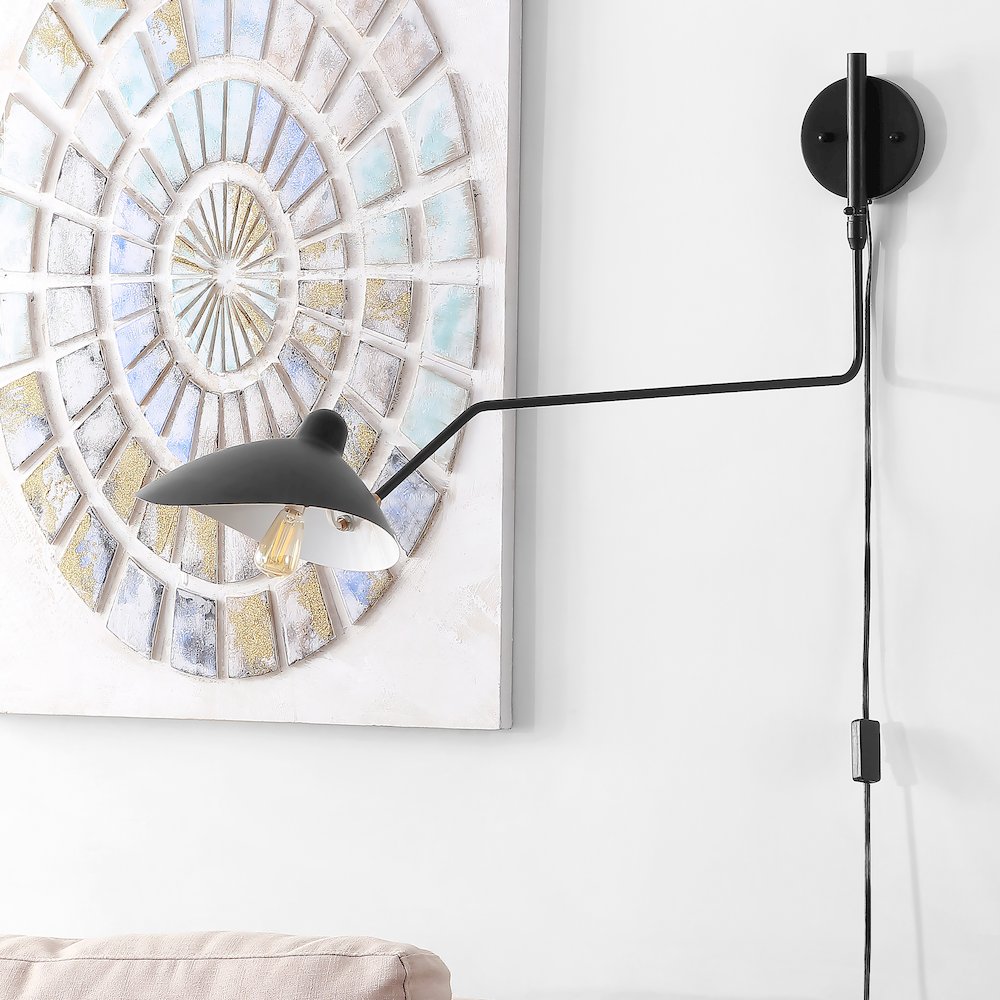 Frank Iron Retro Swing Led Wall Sconce. Picture 6