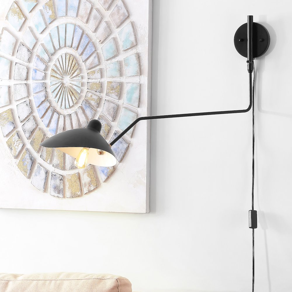 Frank Iron Retro Swing Led Wall Sconce. Picture 5