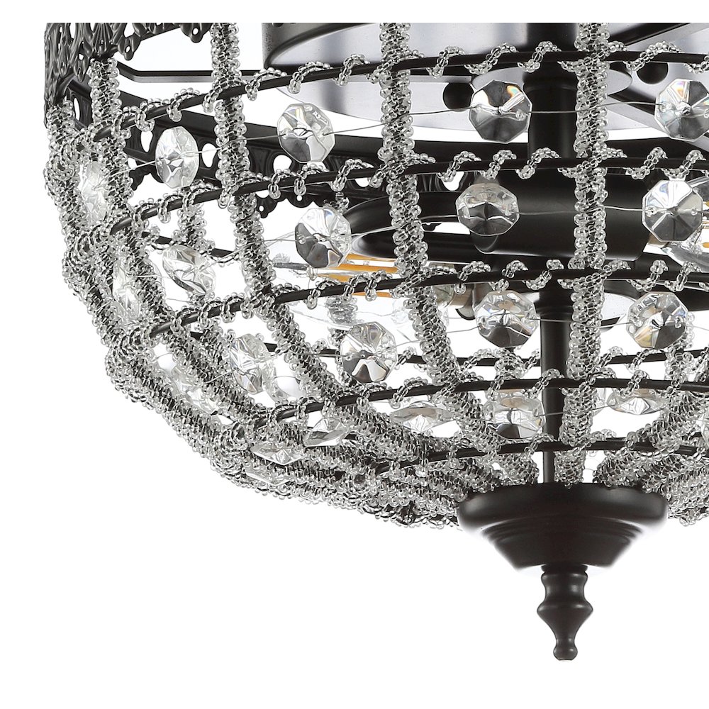 Anita Low Ceiling Metal/Acrylic Led Flush Mount. Picture 3