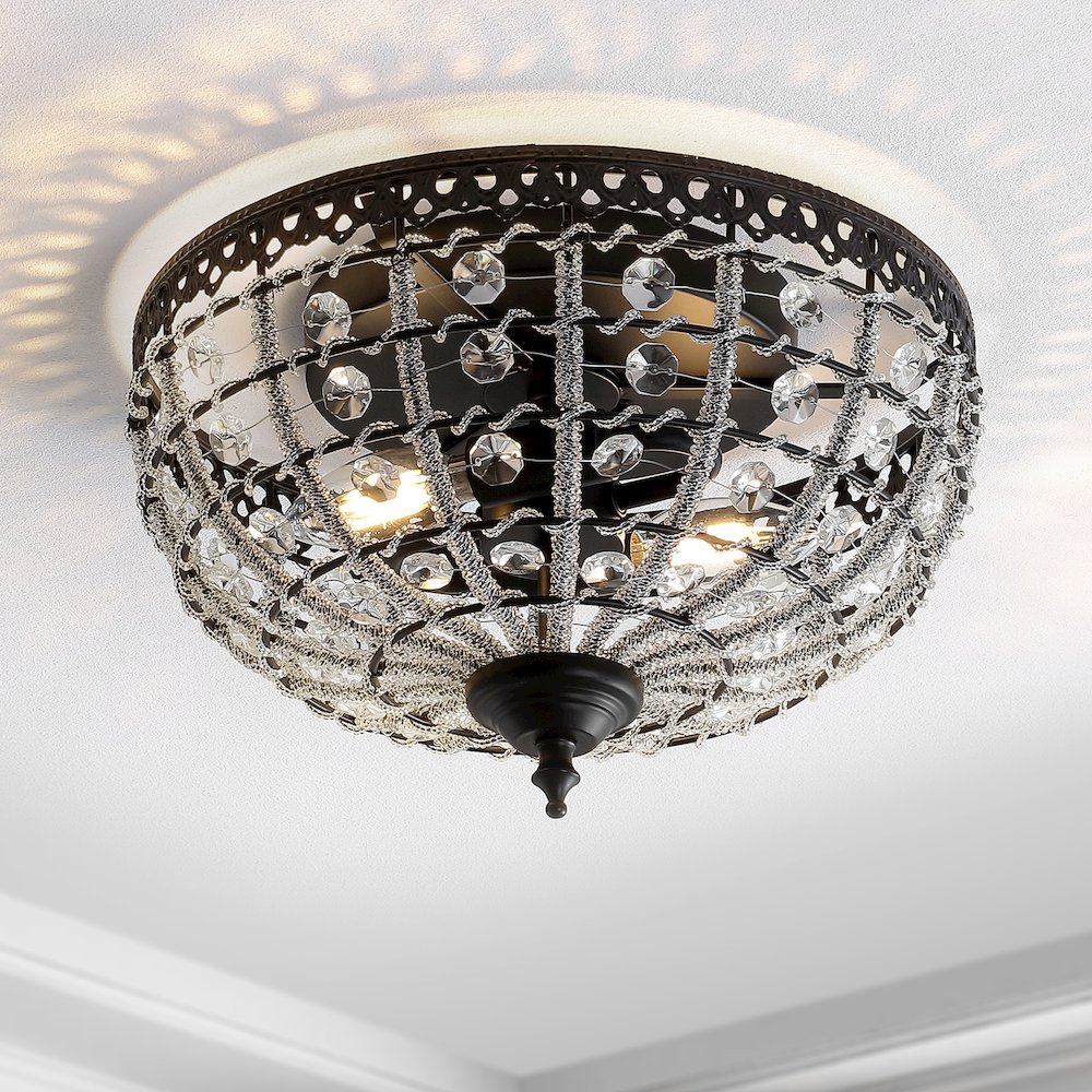Anita Low Ceiling Metal/Acrylic Led Flush Mount. Picture 4