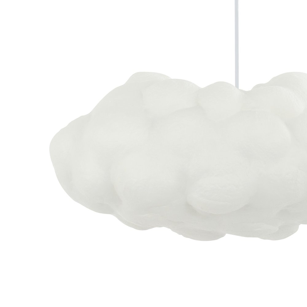 Zephyr Modern Contemporary Silk Led Cloud Pendant. Picture 2