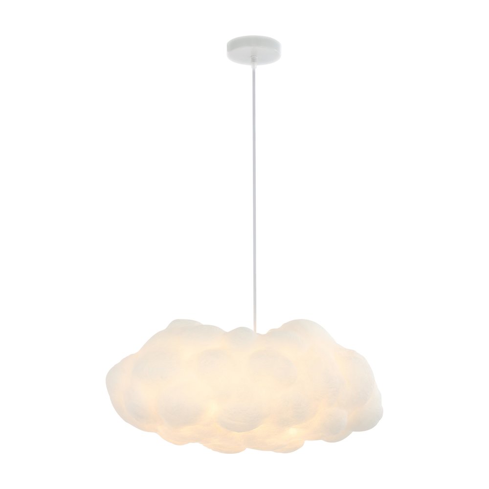 Zephyr Modern Contemporary Silk Led Cloud Pendant. Picture 6