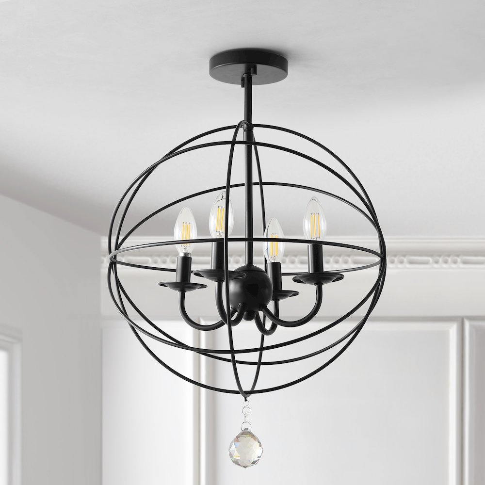Alma Metal Led Flush Mount. Picture 6