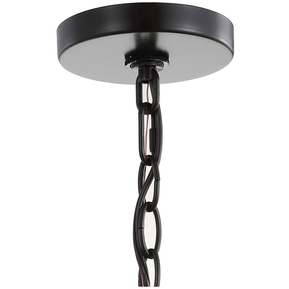 Gabrielle Crystal/Metal Led Pendant. Picture 4