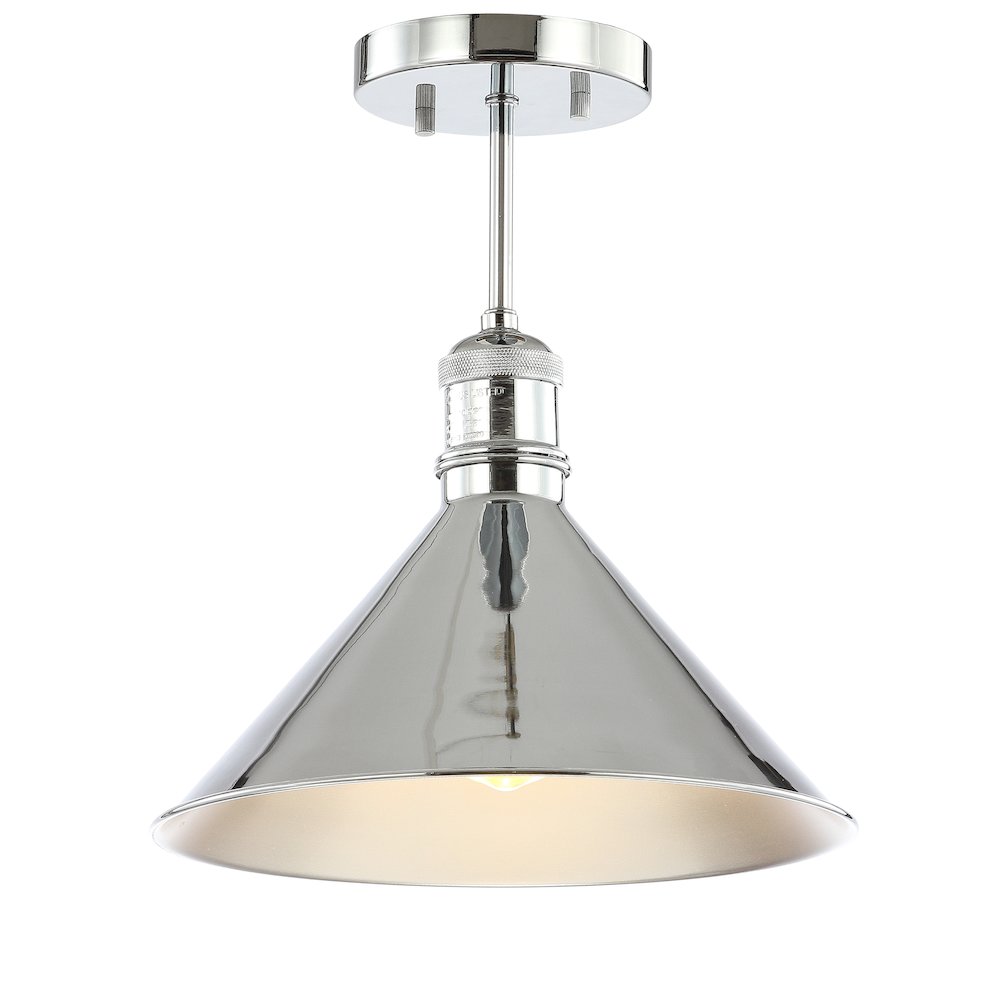 Nick Metal Led Semi Flush Mount. Picture 1