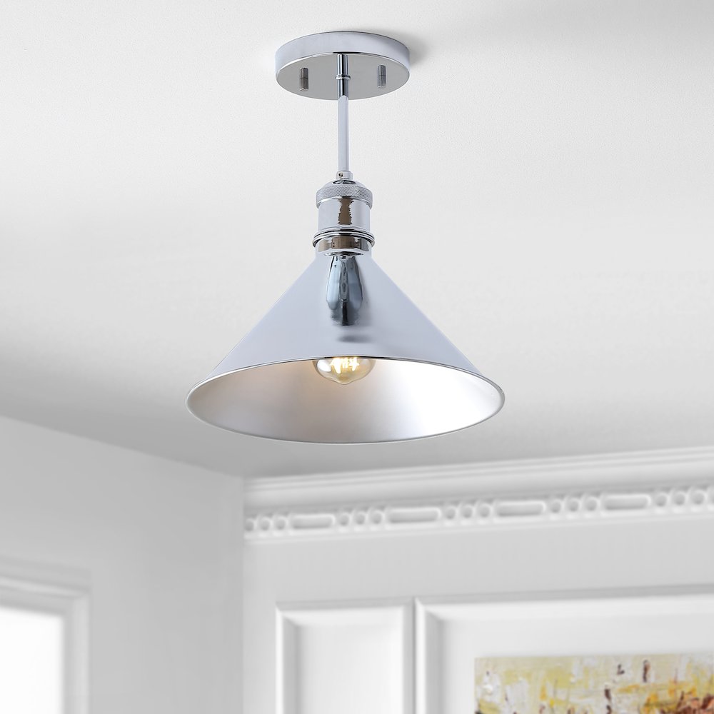 Nick Metal Led Semi Flush Mount. Picture 5