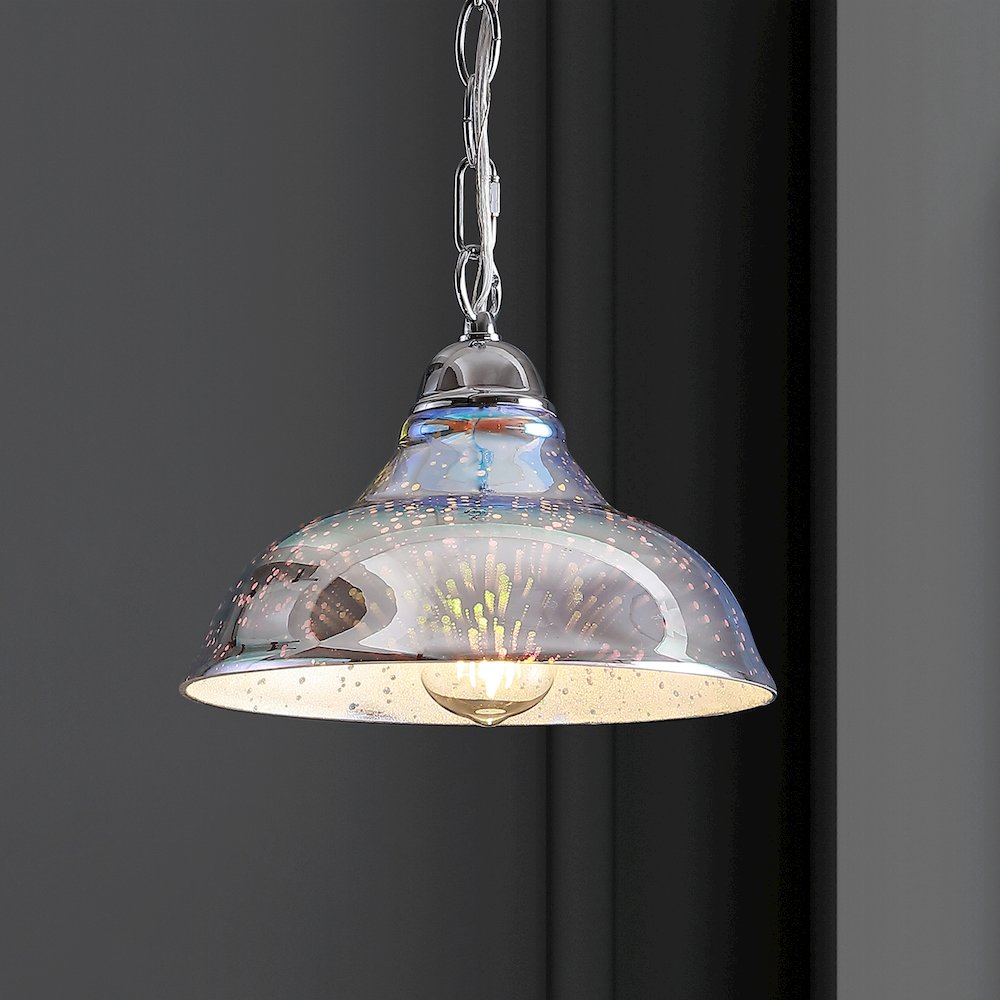 Nira Adjustable D Color Burst Glassmetal Pendant. Picture 5