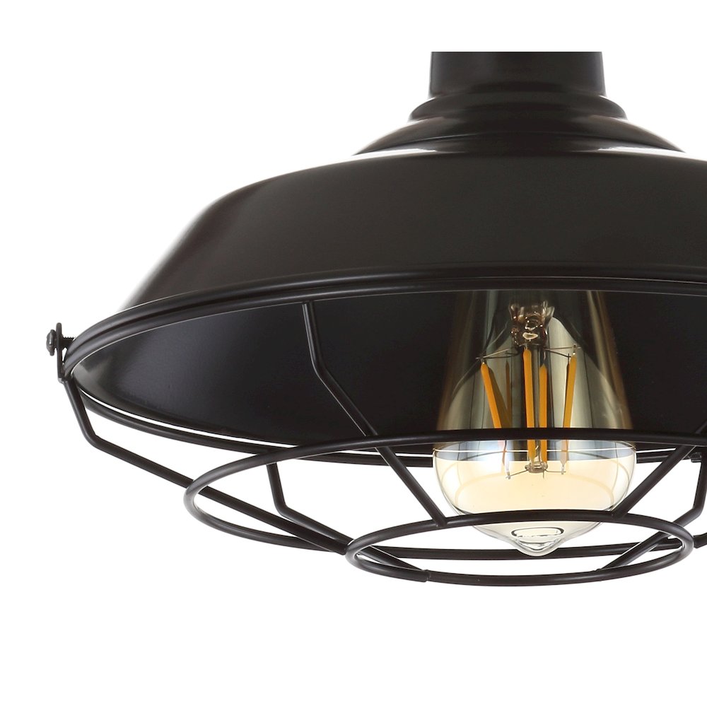 Gabe Metal Led Semi Flush Mount. Picture 3