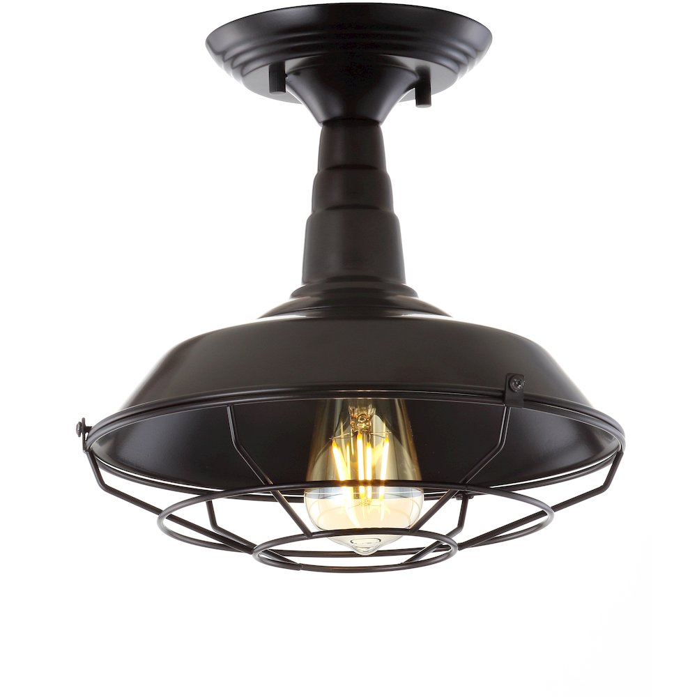 Gabe Metal Led Semi Flush Mount. Picture 1