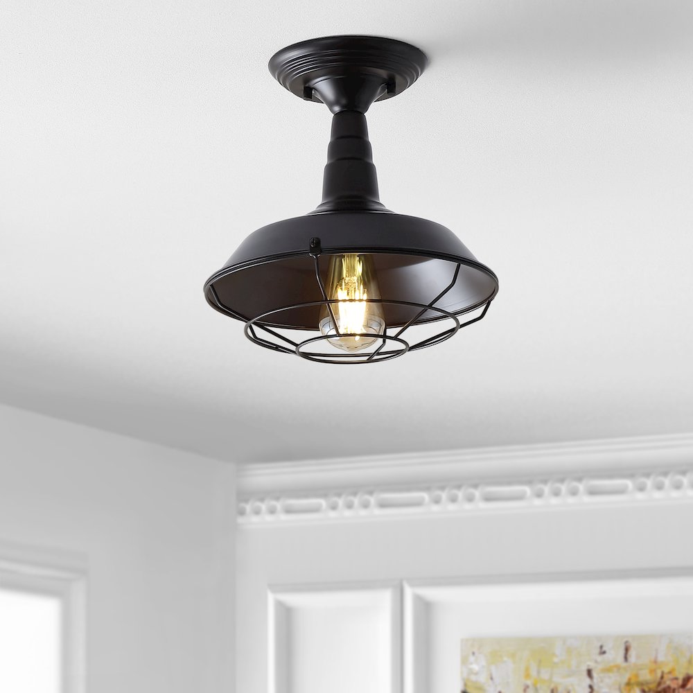 Gabe Metal Led Semi Flush Mount. Picture 5