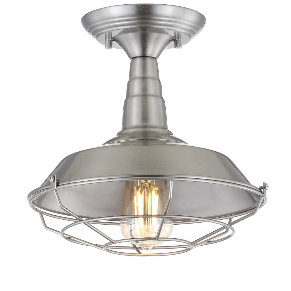 Gabe Metal Led Semi Flush Mount. Picture 1