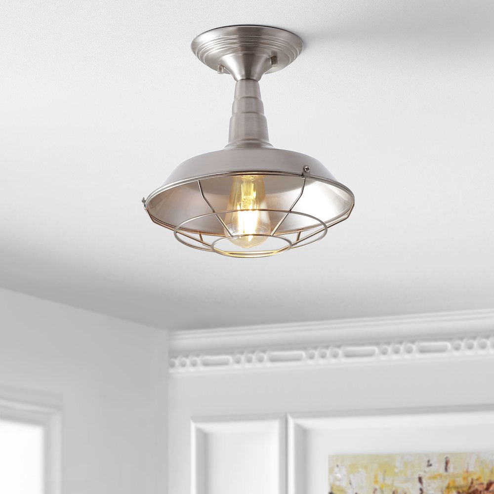 Gabe Metal Led Semi Flush Mount. Picture 5