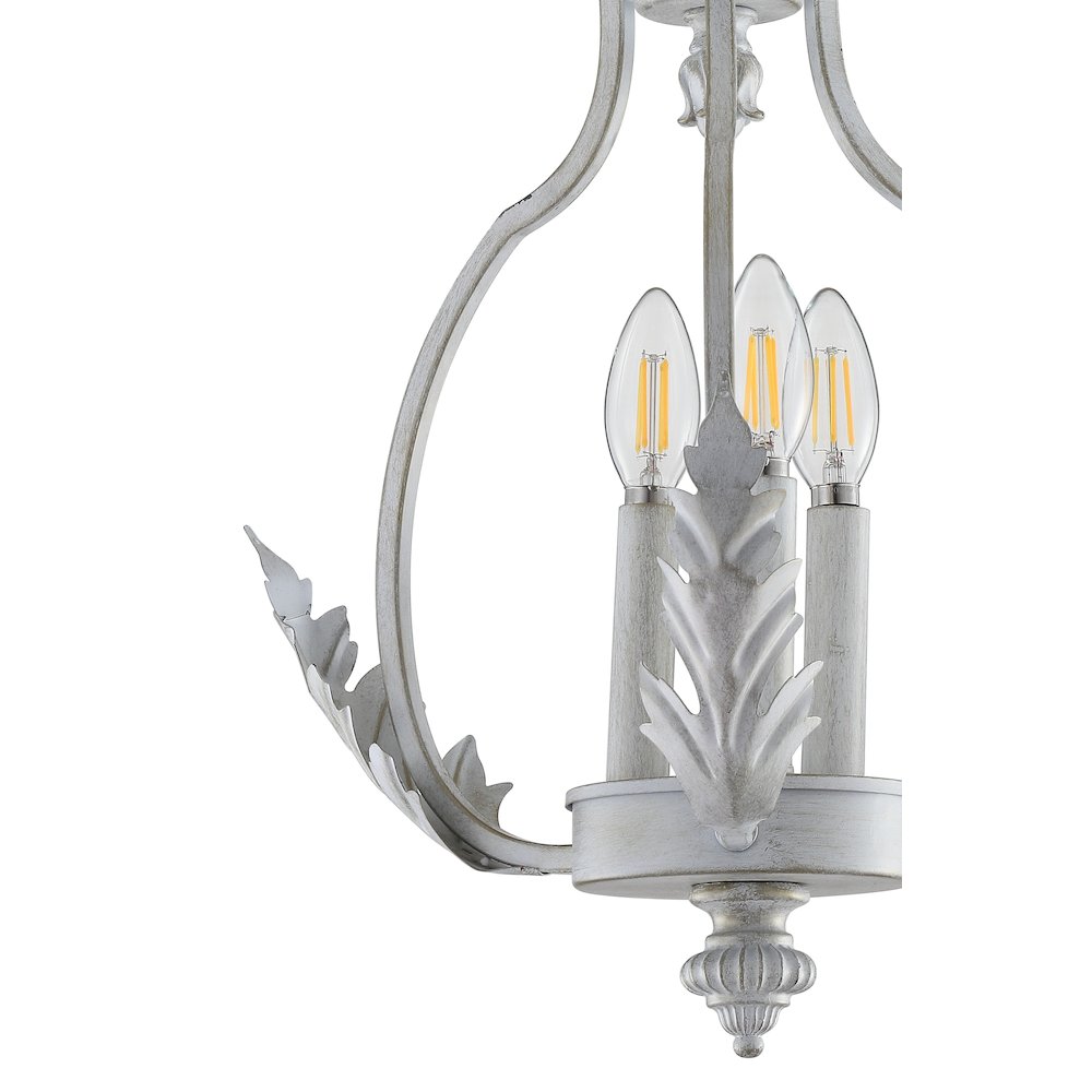 Austen Metal Led Semi Flush Mount. Picture 3