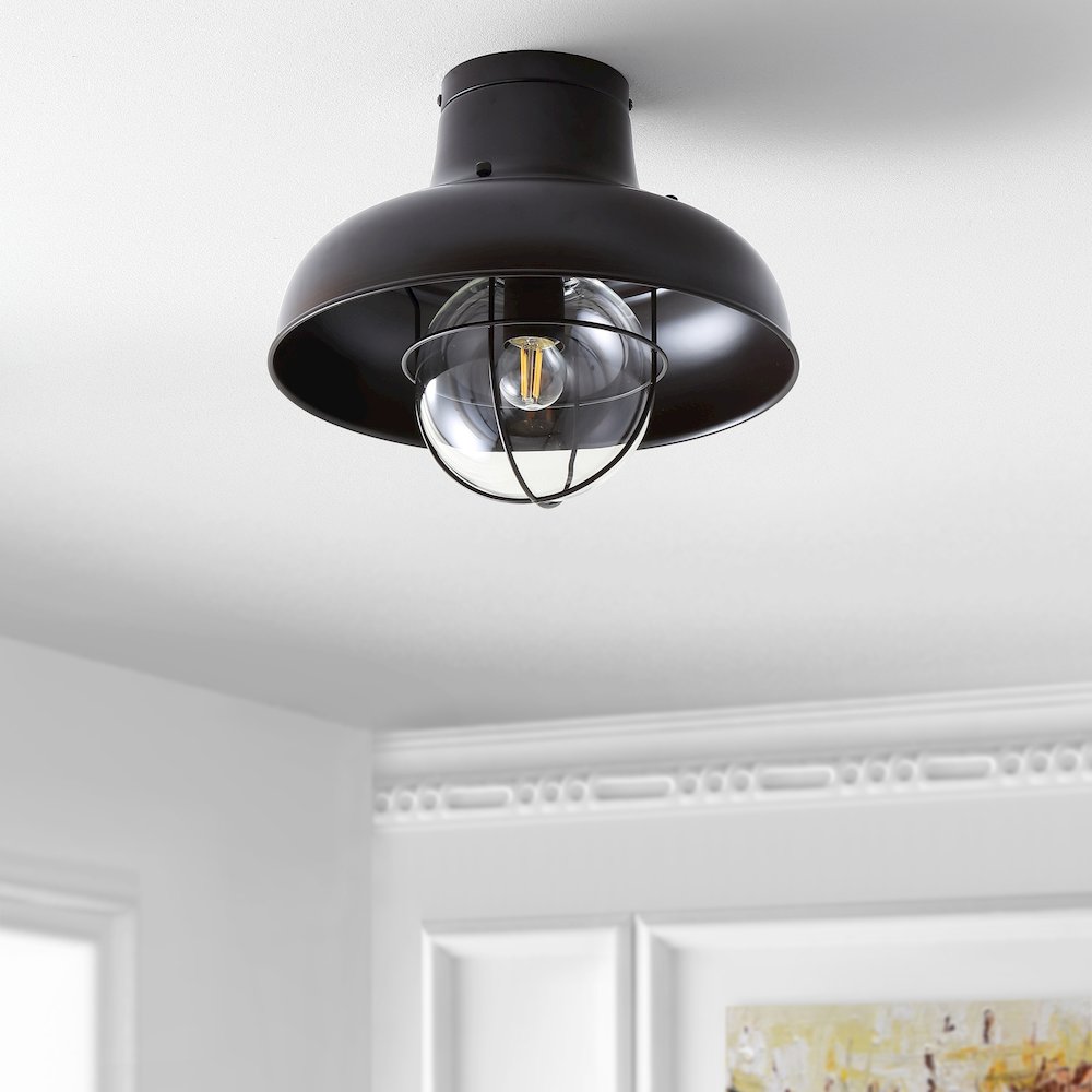 Cameron Metal Led Semi Flush Mount. Picture 6