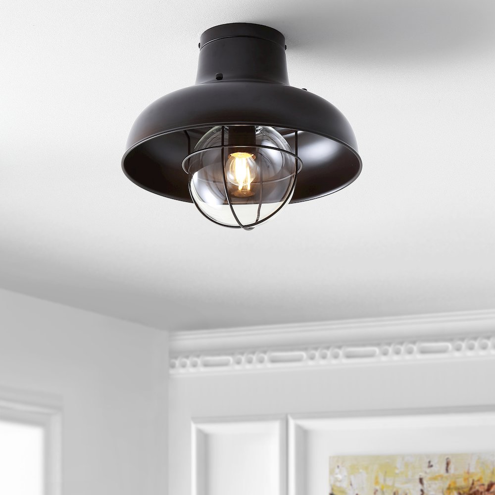 Cameron Metal Led Semi Flush Mount. Picture 5