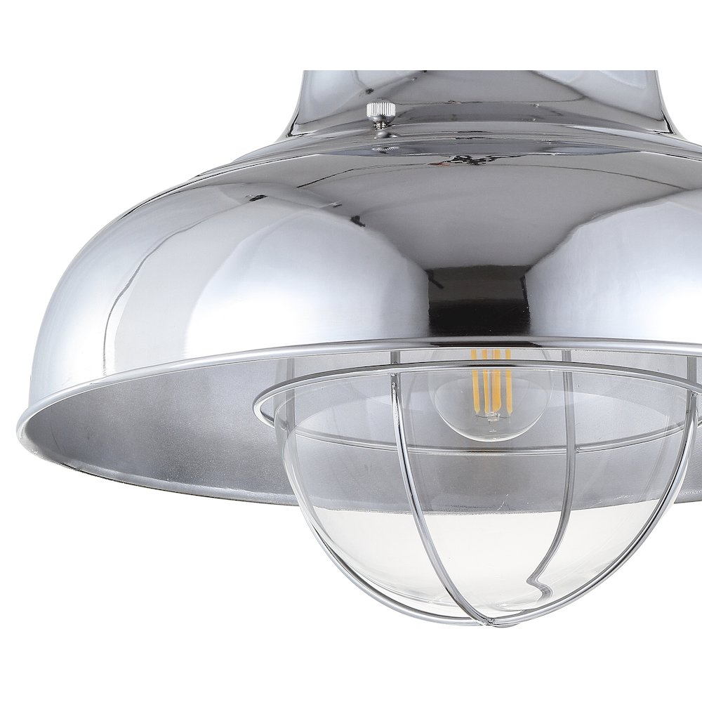 Cameron Metal Led Semi Flush Mount. Picture 3