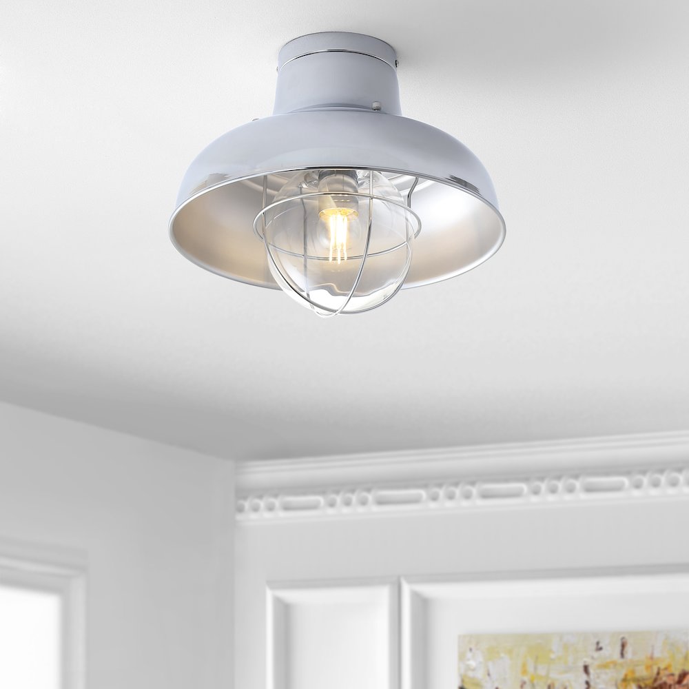 Cameron Metal Led Semi Flush Mount. Picture 5
