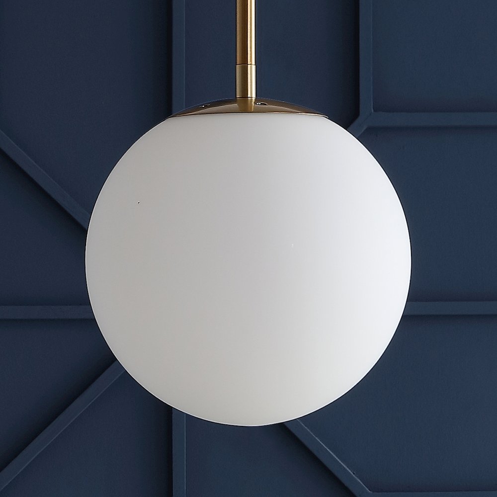 Bleecker Metal/Glass Globe Led Pendant. Picture 7