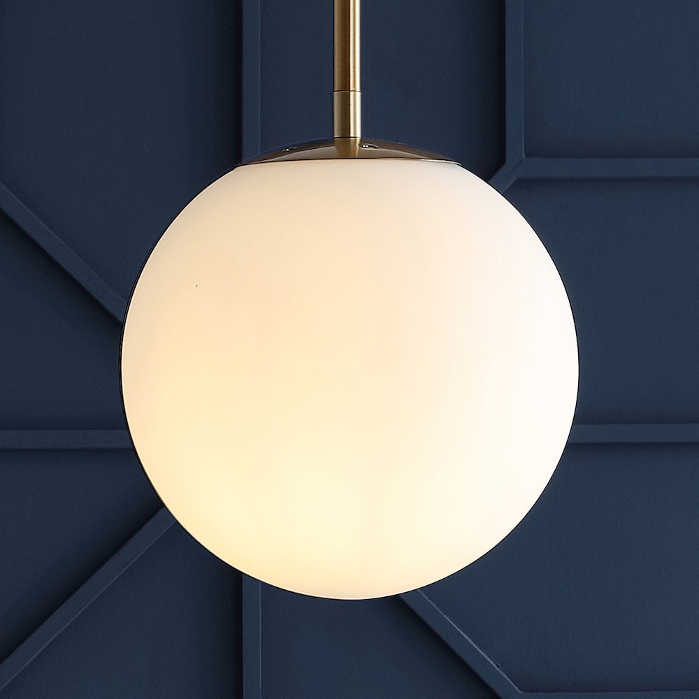 Bleecker Metal/Glass Globe Led Pendant. Picture 6