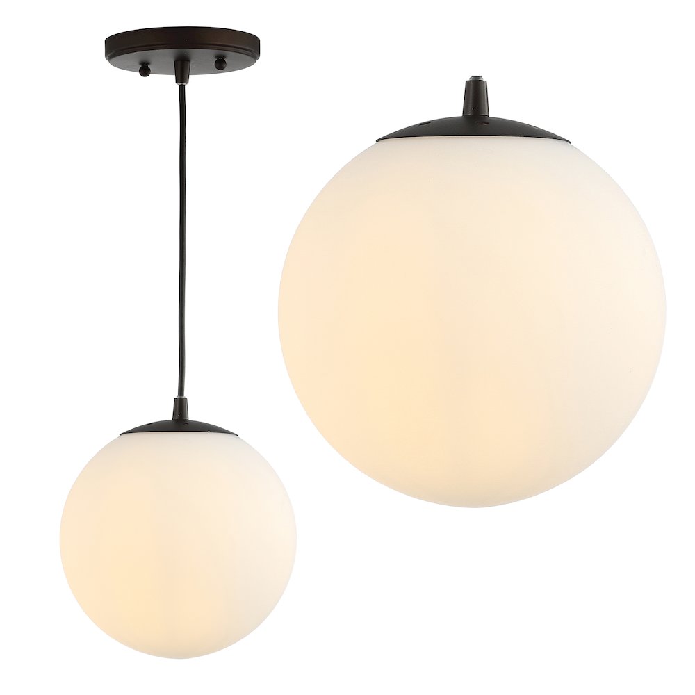Bleecker Metal/Glass Globe Led Pendant. Picture 10