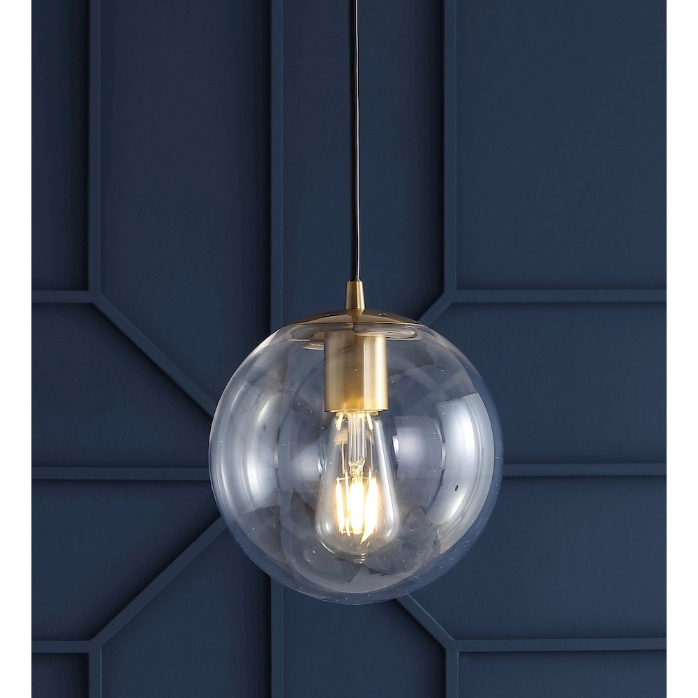 Bleecker Metal/Glass Globe Led Pendant. Picture 12