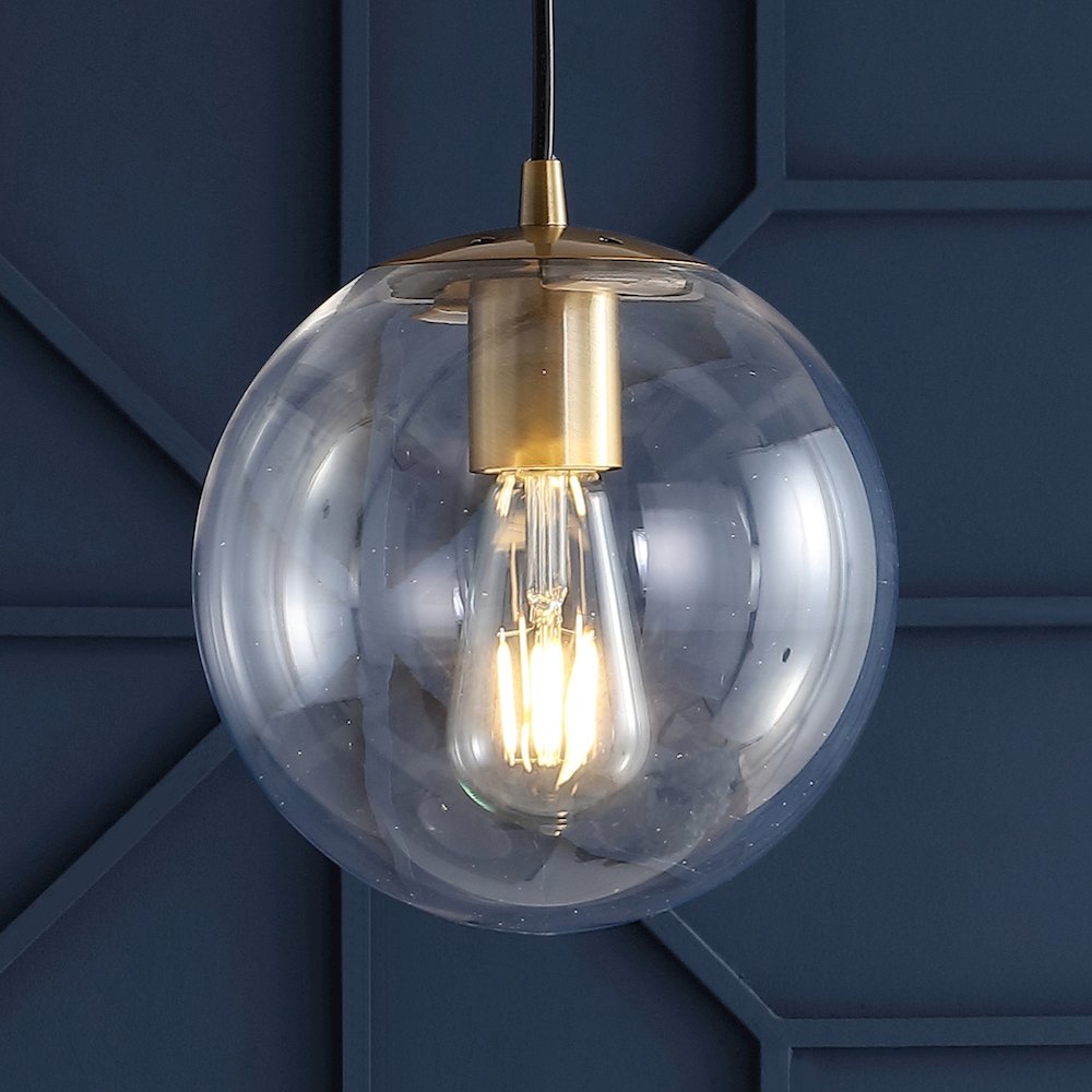 Bleecker Metal/Glass Globe Led Pendant. Picture 6