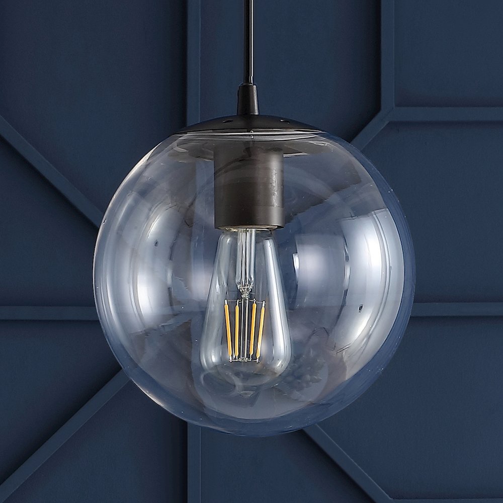 Bleecker Metal/Glass Globe Led Pendant. Picture 7