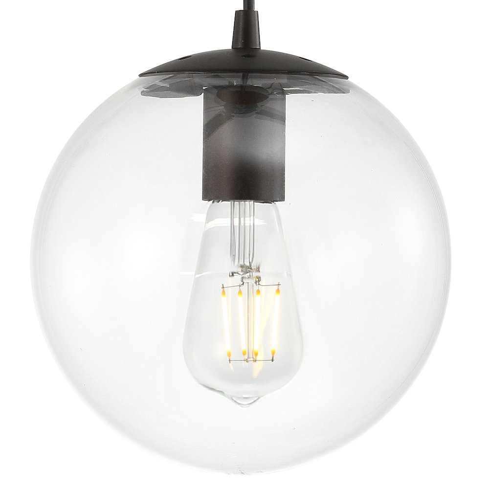 Bleecker Metal/Glass Globe Led Pendant. Picture 5