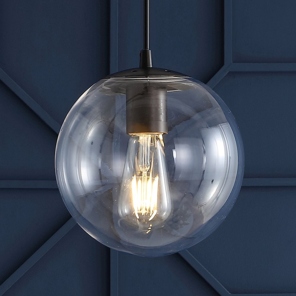Bleecker Metal/Glass Globe Led Pendant. Picture 6