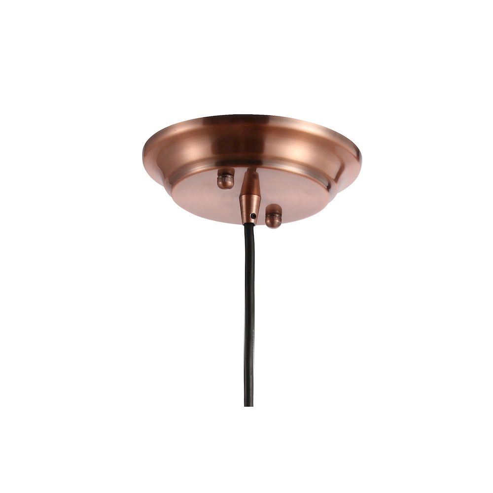 Bedford Adjustable Iron Industrial Rustic Led Pendant. Picture 4