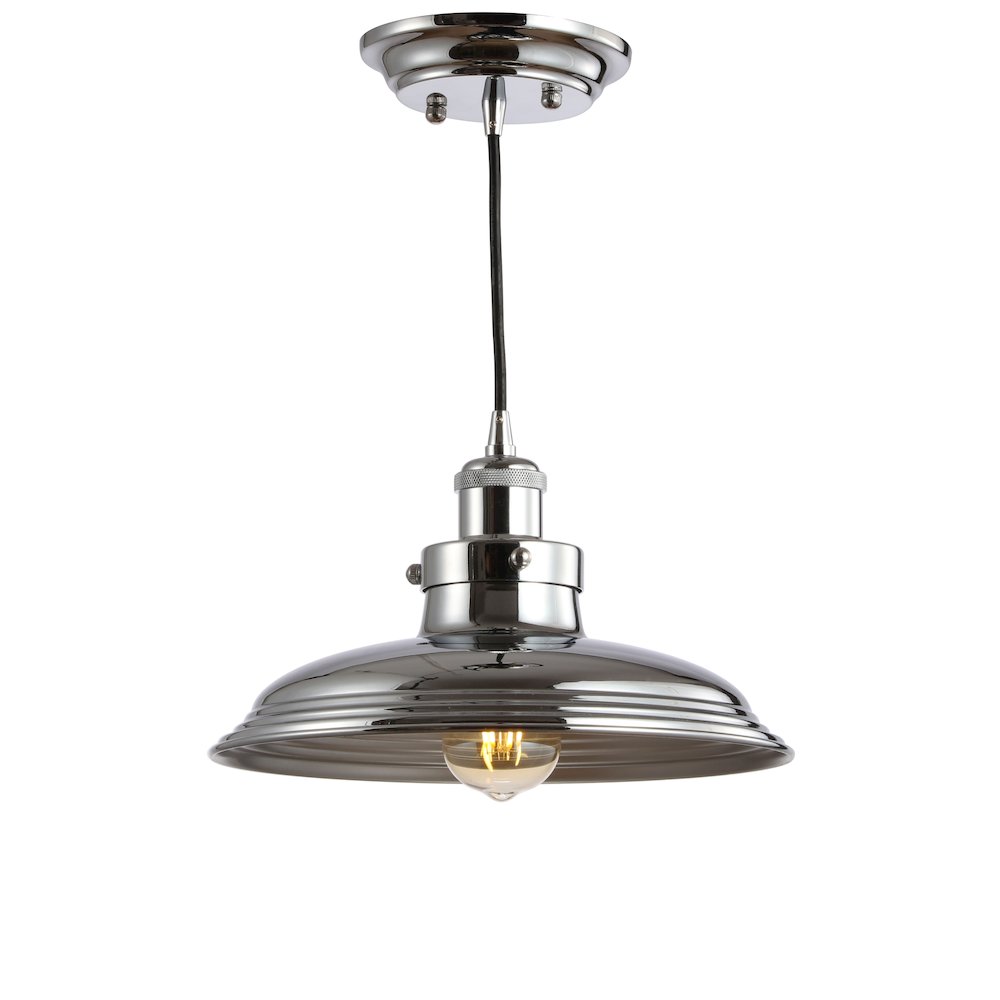 Bedford Adjustable Iron Industrial Rustic Led Pendant. Picture 1