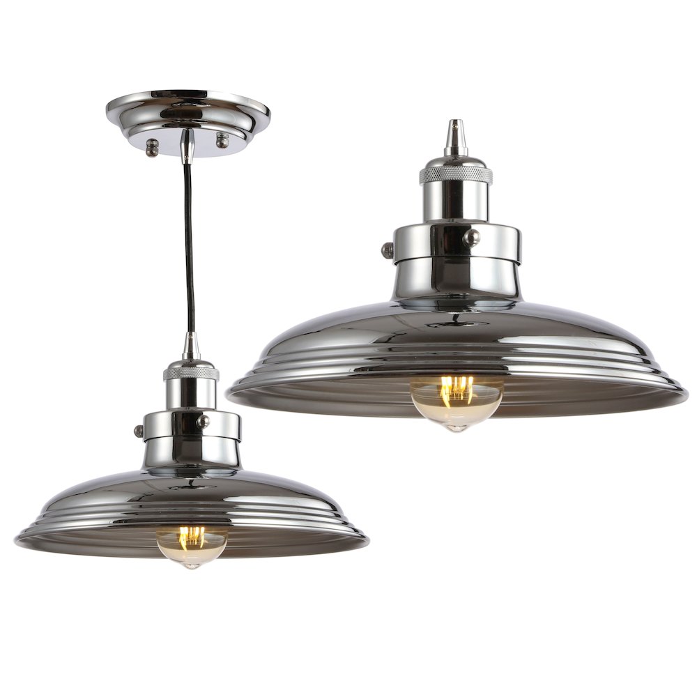Bedford Adjustable Iron Industrial Rustic Led Pendant. Picture 9