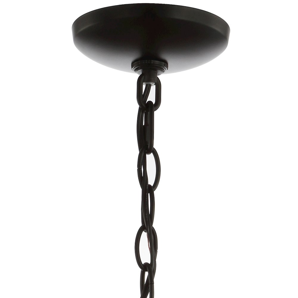 Elena Lantern Metal Led Pendant. Picture 4