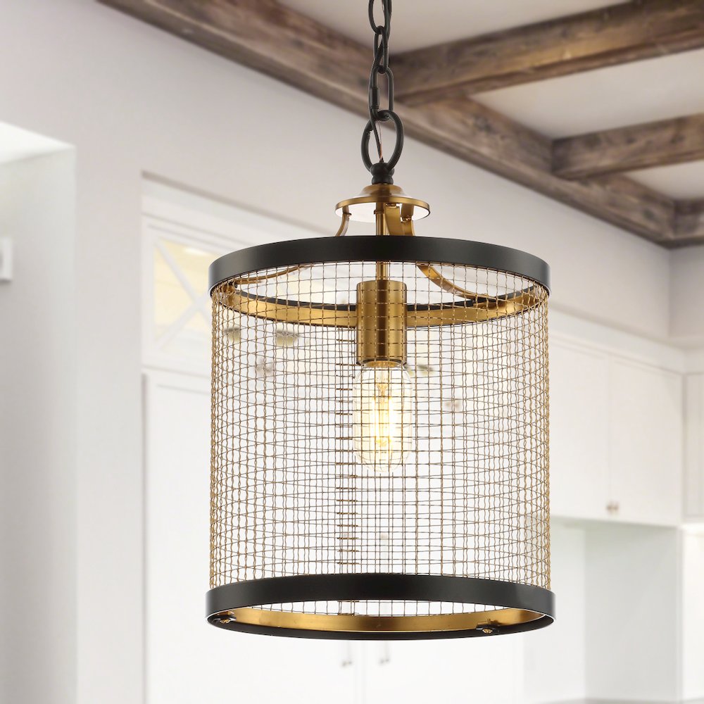 Elena Lantern Metal Led Pendant. Picture 10