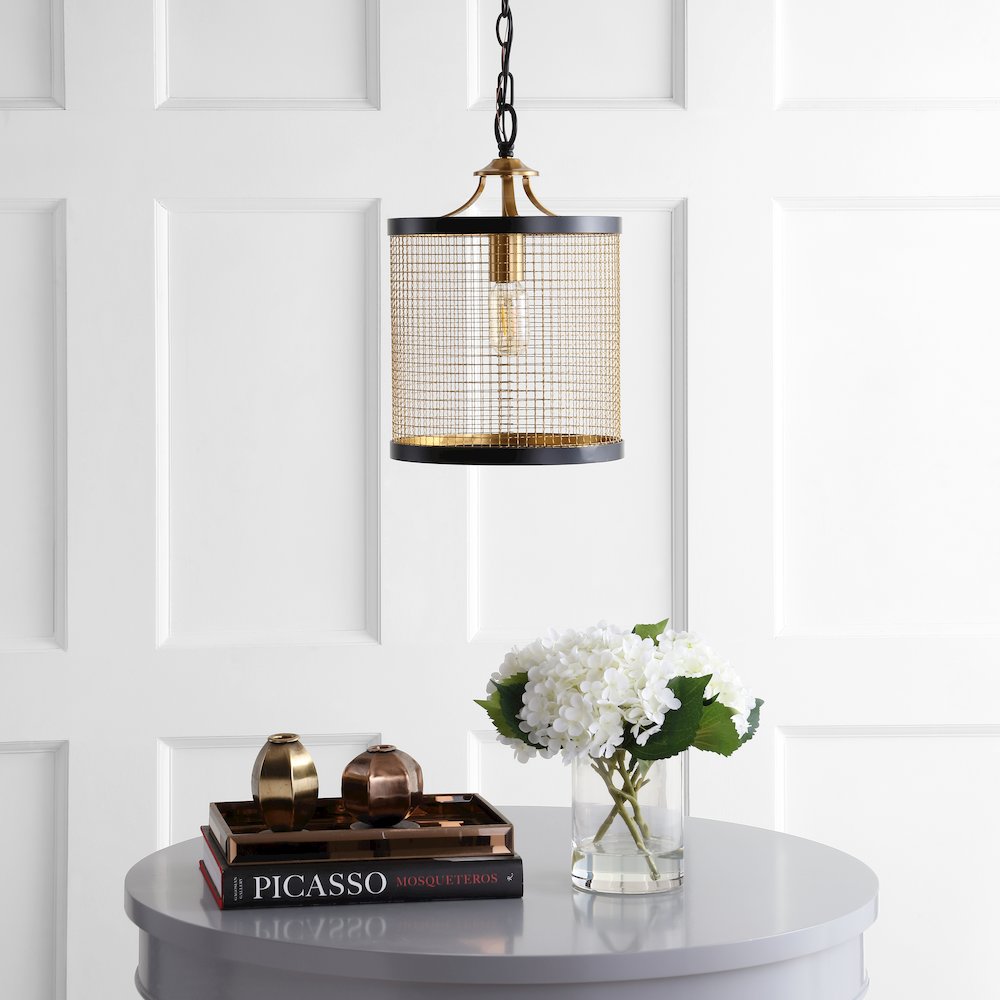 Elena Lantern Metal Led Pendant. Picture 7