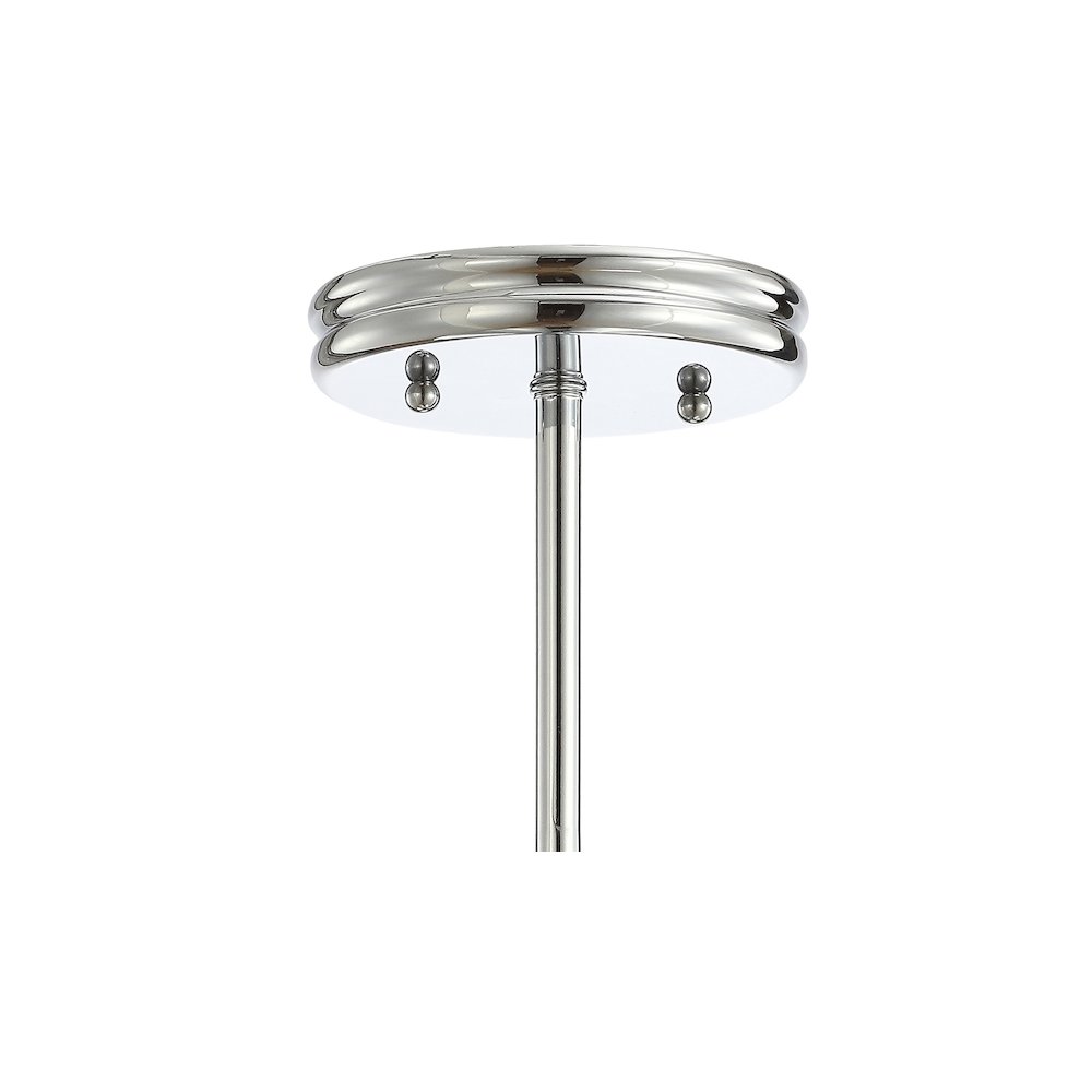 Cisco Iron Modern Farmhouse Led Semi Flush Mount. Picture 4