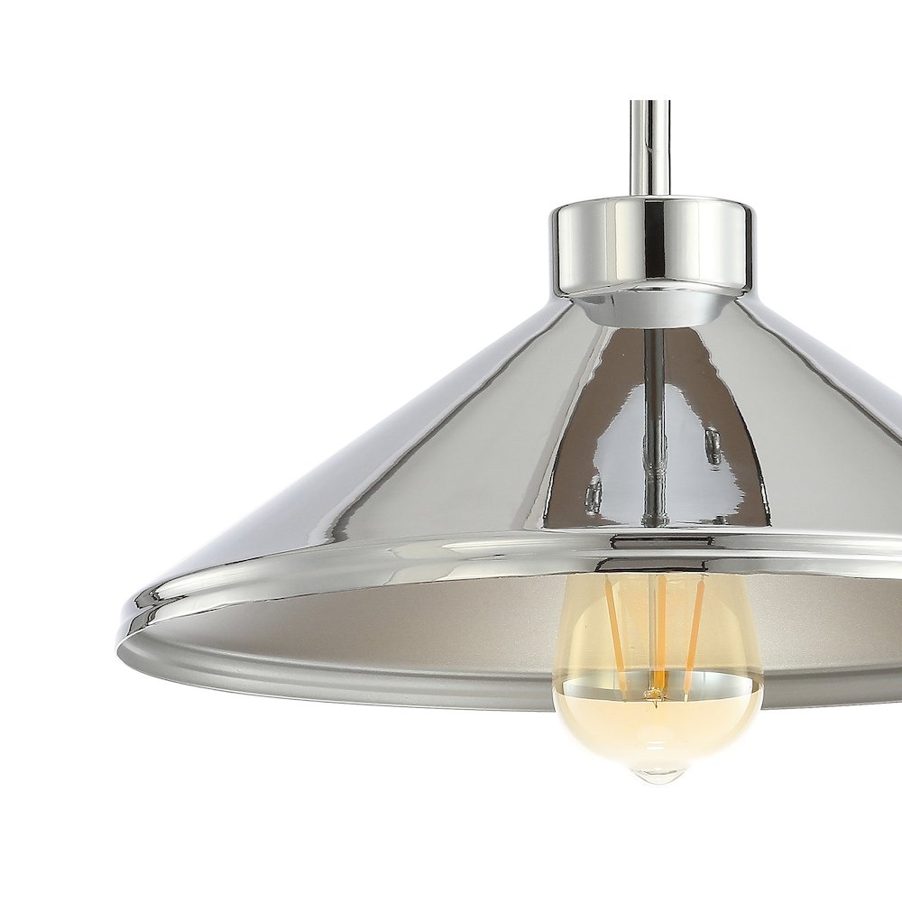 Cisco Iron Modern Farmhouse Led Semi Flush Mount. Picture 3