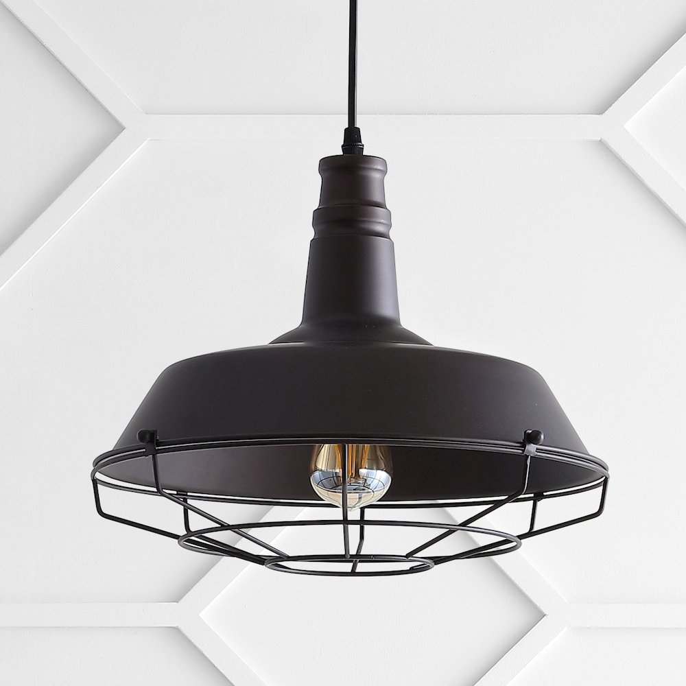Farmhouse Adjustable Industrial Metal Led Pendant. Picture 6