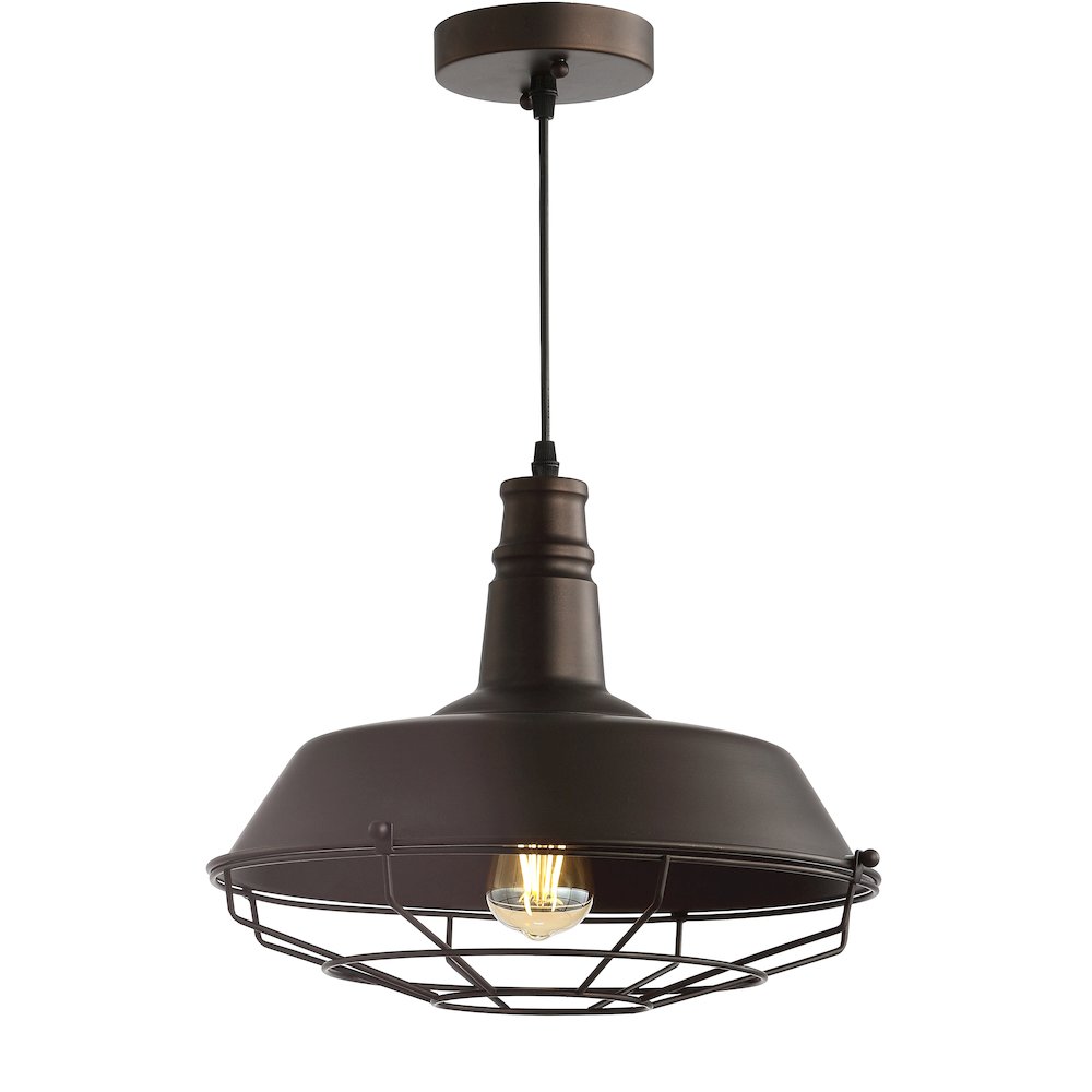 Farmhouse Adjustable Industrial Metal Led Pendant. Picture 1