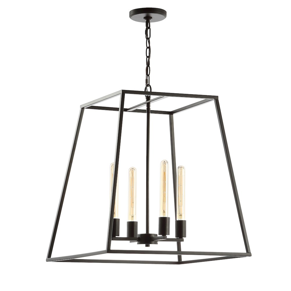 Hutson Iron Modern Angled Led Chandelier. Picture 2