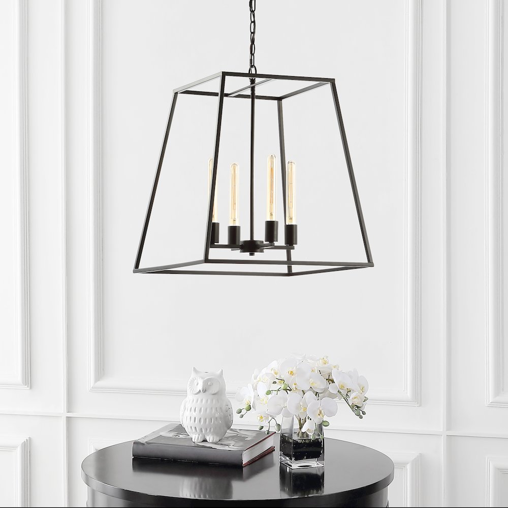 Hutson Iron Modern Angled Led Chandelier. Picture 8