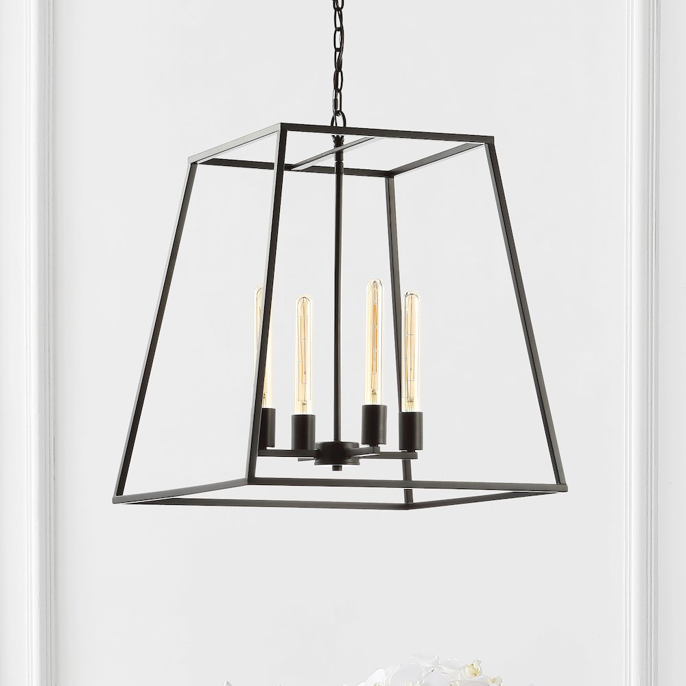 Hutson Iron Modern Angled Led Chandelier. Picture 6