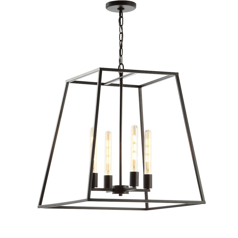 Hutson Iron Modern Angled Led Chandelier. Picture 1