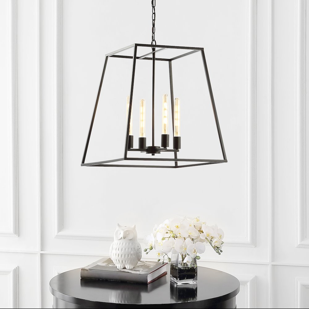 Hutson Iron Modern Angled Led Chandelier. Picture 7
