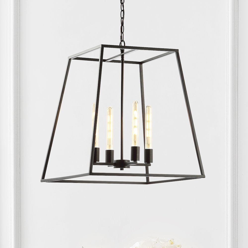 Hutson Iron Modern Angled Led Chandelier. Picture 5