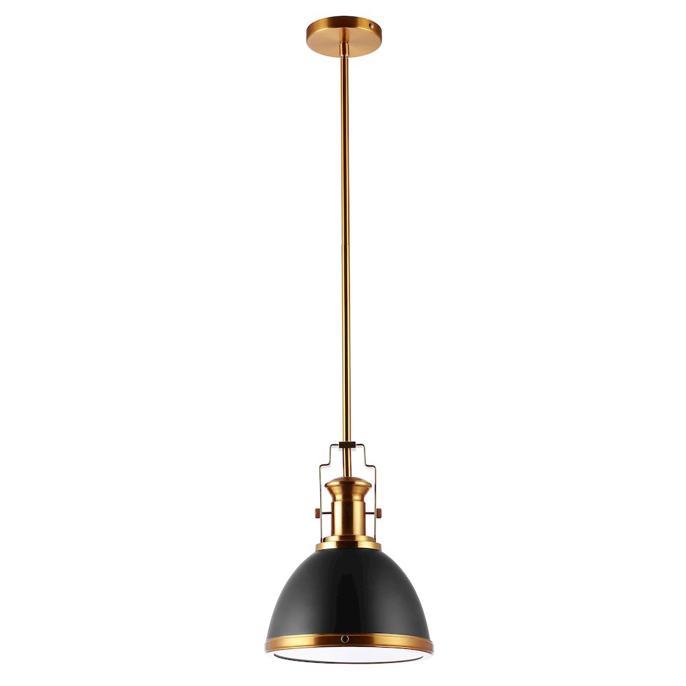 Homer Modern Industrial Iron Led Dome Pendant. Picture 2