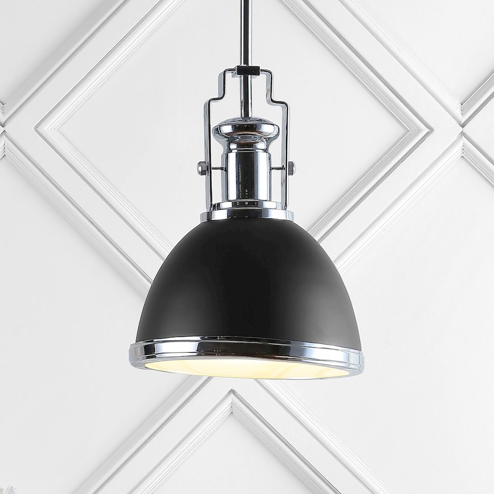 Homer Modern Industrial Iron Led Dome Pendant. Picture 11