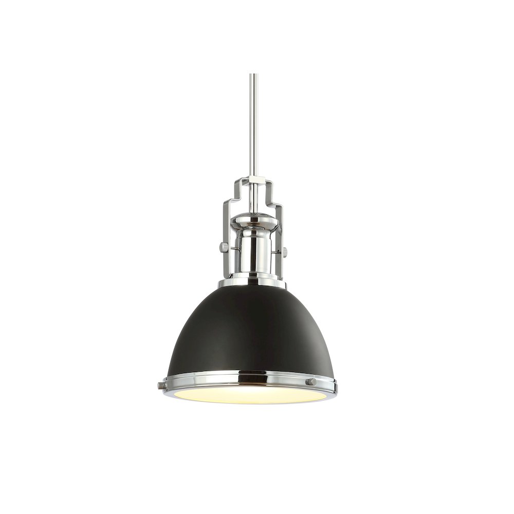 Homer Modern Industrial Iron Led Dome Pendant. Picture 10