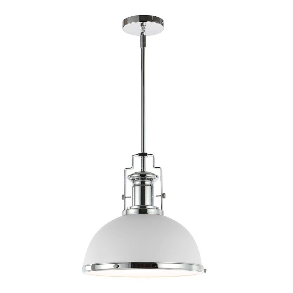 Homer Modern Industrial Iron Led Dome Pendant. Picture 5