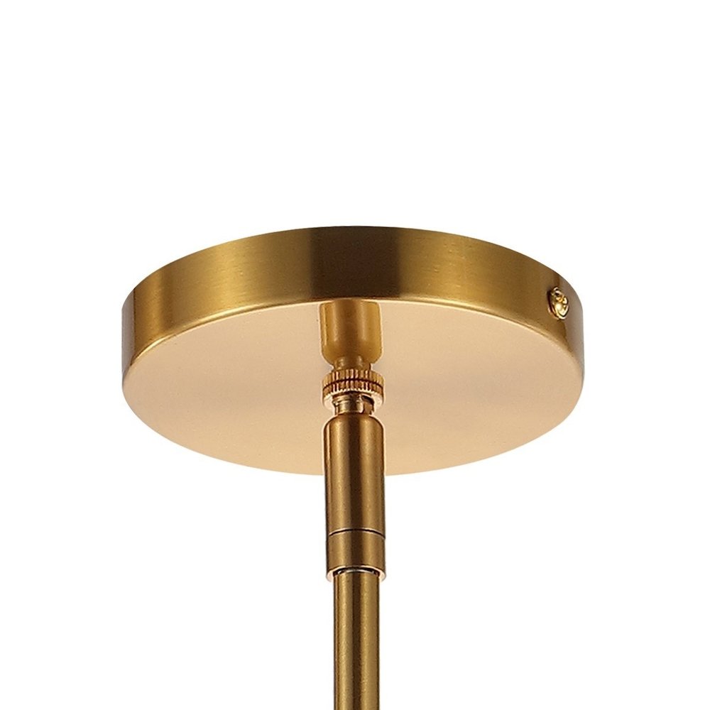 Homer Modern Industrial Iron Led Dome Pendant. Picture 3